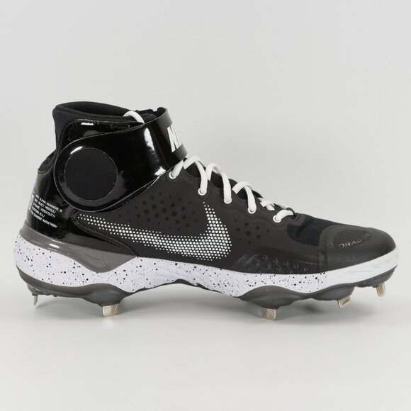 Nike Alpha Huarache Elite 3 Mid \'Black White\' CK0745-011 Baseball size 7 main image 5